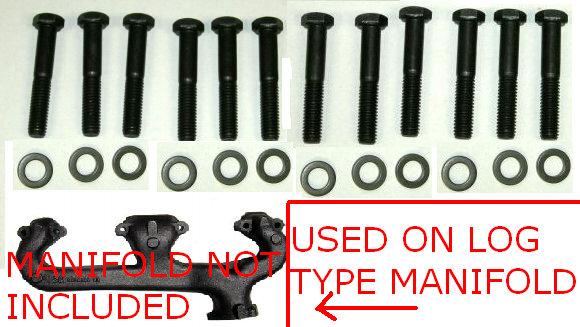 Exhaust Manifold Bolt Set Small Block Chevy Chicago Muscle Car Parts Inc 7560