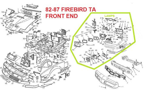 82-84 FIREBIRD TRANS AM FRONT END