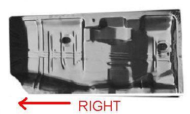 FLOOR PAN, RH, HALF FULL, 68-72 A-BODY, EL MC GP, 60" LONG X 28" WIDE, UPSABLE