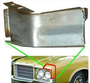 FENDER TO HEADLIGHT FILLER ,LEFT 69 CUTLASS 442