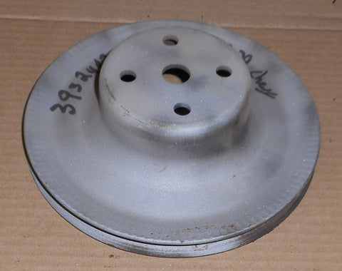 FAN PULLEY, 1 GROOVE, NO AC, USED, 69-72 CHEVY, 307 350 396