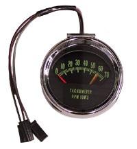 FACTORY TACH, 62K REDLINE, 66 CHEVELLE SS