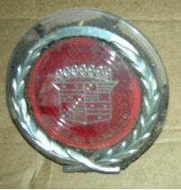 REAR MARKER LIGHT, 68-9 ELDO, USED, w/WREATH