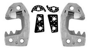 DOOR LOCK STRIKER, PAIR, NEW, 63-64 B-BODY, 63-67 NOVA