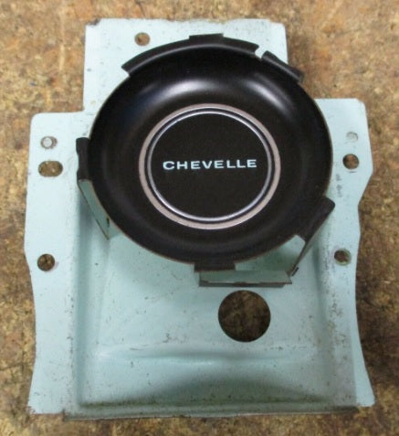 DASH CLOCK DELETE PLATE ,USED 69 CHEVELLE