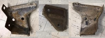 REAR BUMPER BRACKET SET, USED 69 70 GRAND PRIX