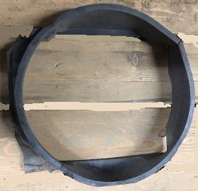 FAN SHROUD ,USED, 69-74 AMX JAVELIN