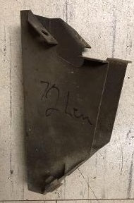 FRONT VALANCE CENTER BRACKET ,USED 71 72 LEMANS