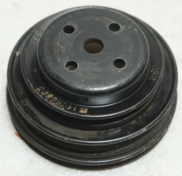 FAN PULLEY ,3 groove,AC,USED 85-91 CHEVY MOTORS