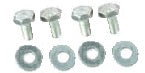 COWL HOOD DOOR BOLT KIT ,NEW 70-72 CHEVELLE SS