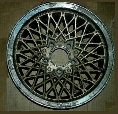 WHEEL RIM, 15X7, 85-88 FB TA, DIAMONDS, 4.75" ALUMINUM, USED