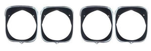 HEADLIGHT BEZELS, SET OF 4, REPRO