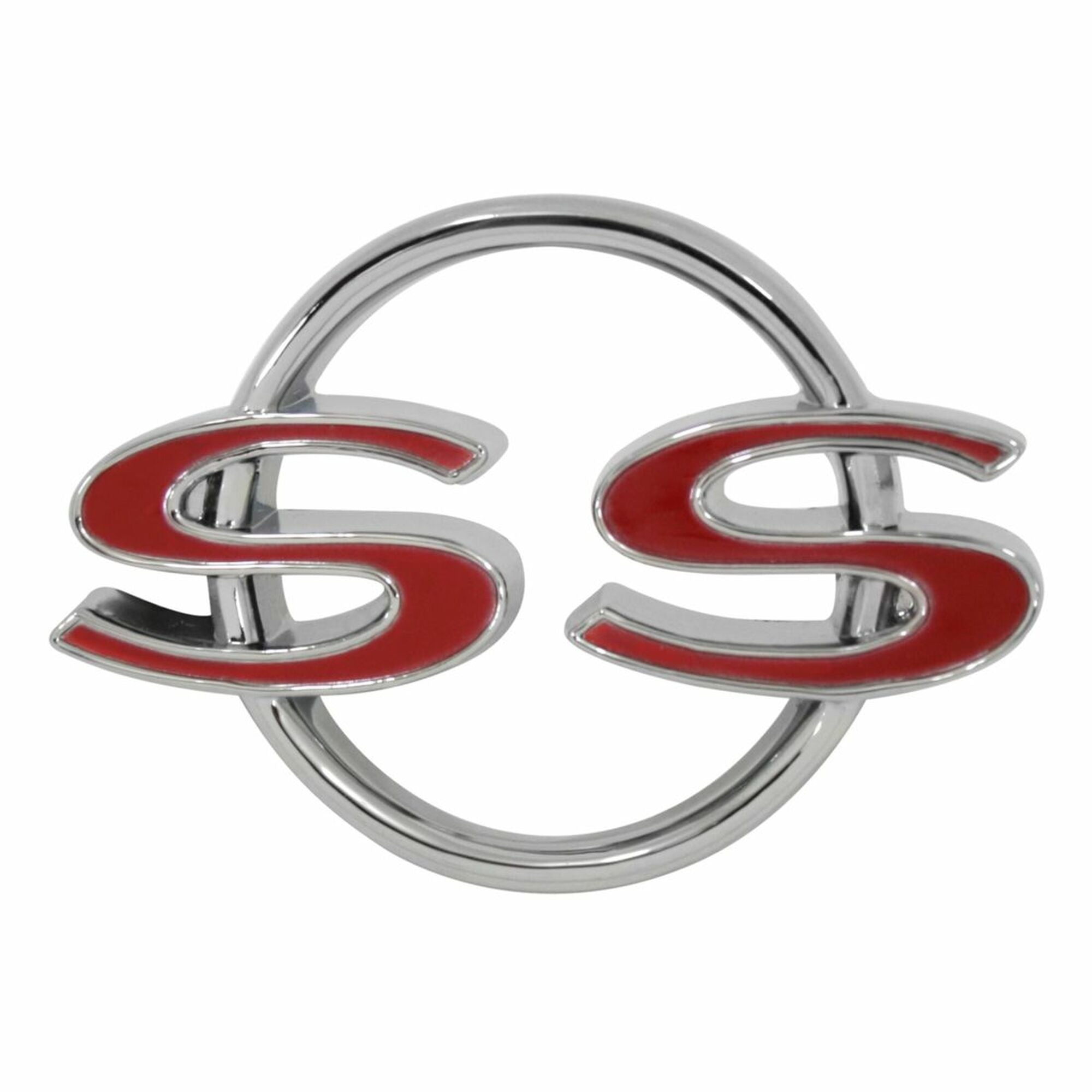 TRUNK LID EMBLEM " SS "NEW, 64 CHEVELLE