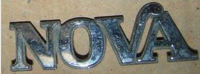 FENDER EMBLEM, "NOVA", USED, 75-79 NOVA