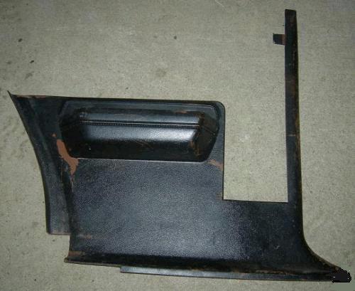 QUARTER TRIM PANEL, LH, 75-9 NV, USED, COUP & HATCHBACK, PLASTIC, CAST#