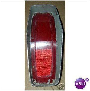 TAIL LIGHT LENS, 70 CU CS, wo/CHROME, 442, NO CHROME TRIM, ON LENS, USED