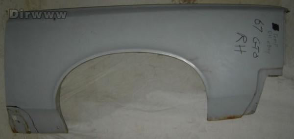 FRONT FENDER, RIGHT USED STEEL, 67 GTO LEMANS