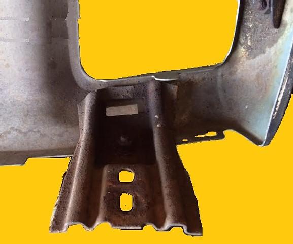 REAR BUMPER BRACKET, LOWER, LEFT, USED, 70 CHEVELLE