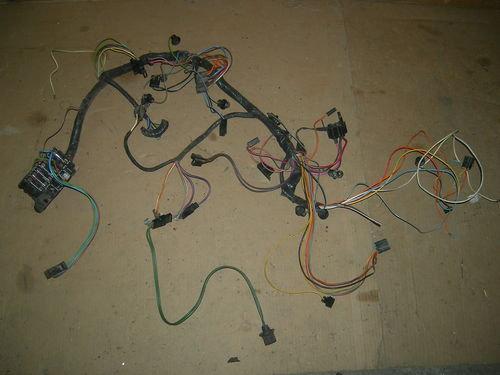 DASH HARNESS, USED, 67 CH, SS, w/GAUGE, FLOOR SHIFT