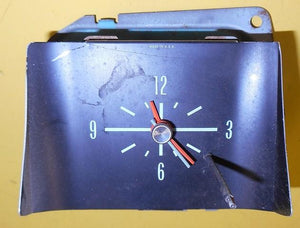 DASH CLOCK, 66-7 NV, USED, EXC TACH CARS