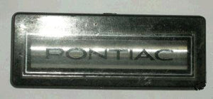 DASH PAD EMBLEM, 71-4 VE, PONTIAC, USED