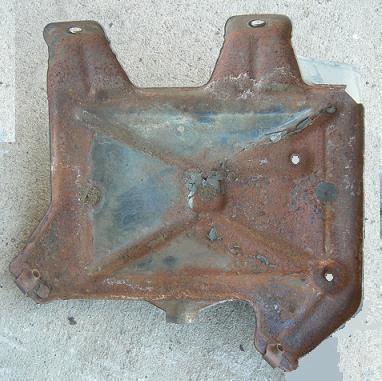 BATTERY TRAY, USED, 73 -76 CT BO GV