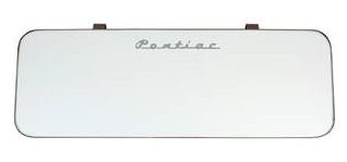 SUNVISOR VANITY MIRROR, PONTIAC SCRIPT, CLIP ON, NEW