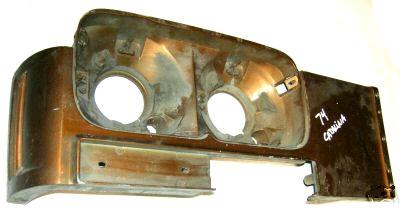 HEADLIGHT HOUSING, RH, 74 BO CT, USED