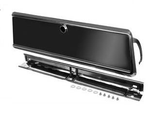 DASH GLOVE BOX DOOR, WITH HINGE, NEW 66-67 NOVA