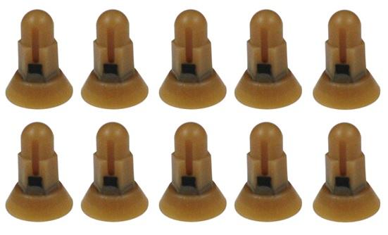 TAIL LIGHT MOUNTING NUTS, PLASTIC ACORN SET OF 8, REPRO