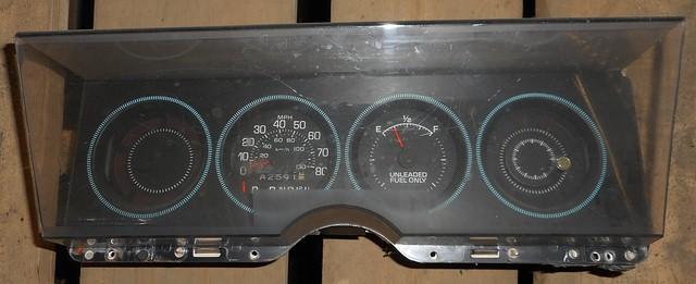 INSTRUMENT CLUSTER GAUGE LENS ,USED 77-79 NOVA X