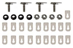 VINYL TOP MOLDING OR TRIM MOUNTING HARDWARE KIT, 31 PCS, REPRO