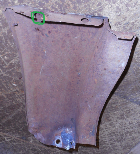 FENDER EXTENSION, LEFT, USED, 65 IMPALA