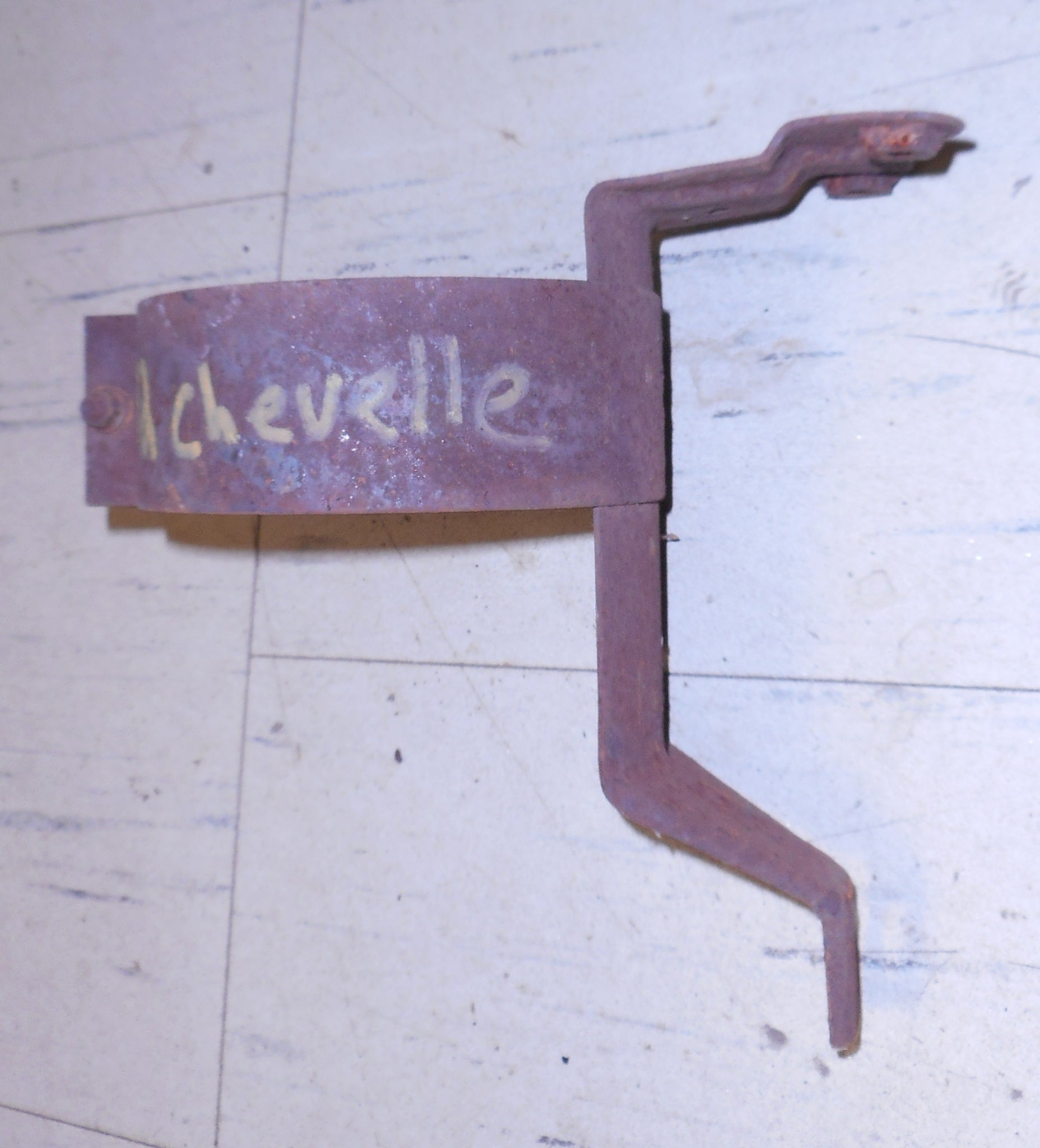 CHARCOAL CANISTER BRACKET ,USED 71 72 CHEVELLE