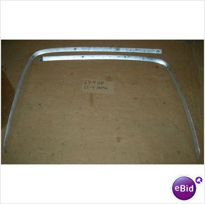 REAR WINDOW INSIDE MOLDINGS TRIM, USED, PAIR