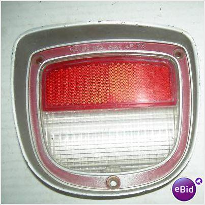 BACKUP LIGHT LENS,  73-7 EL CAMINO, USED