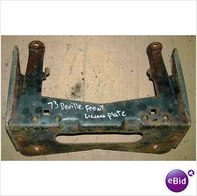 FRONT BUMPER LICENSE PLATE BRACKET, 73 DEVILLE