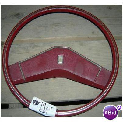 STEERING WHEEL, RED, 78-80 CUTLASS