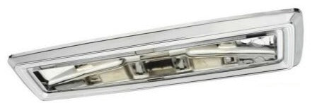 DOME LIGHT HOUSING, 2X8" REFLECTOR, NEW, CHROME