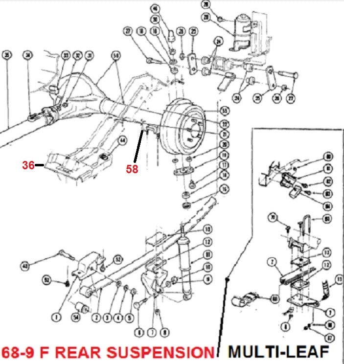 ENTERED 68-69 CAMARO FIREBIRD REAR SUSPENSION, DRAWING – Chicago Muscle ...